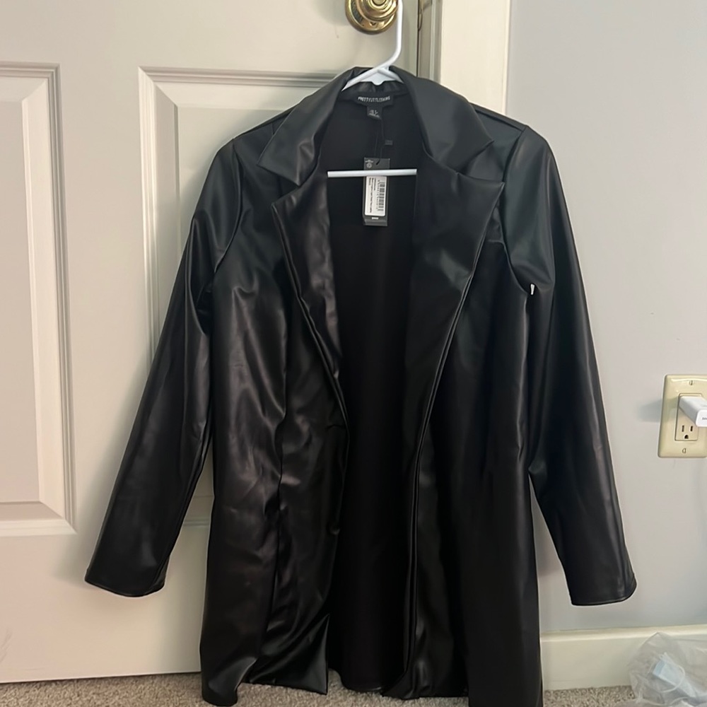 Prett Little Thing Leather Jacket